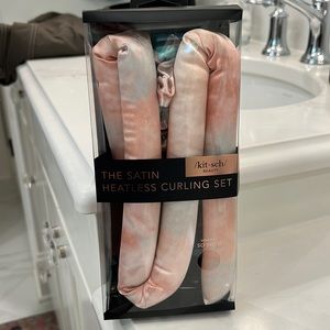 Kitsch satin heatless curling set
